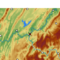 Nearby Forecast Locations - Fuling - mapa