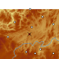 Nearby Forecast Locations - Zunyi - mapa