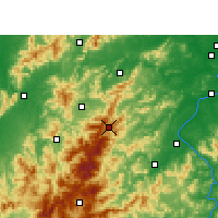 Nearby Forecast Locations - Jinggangshan - mapa