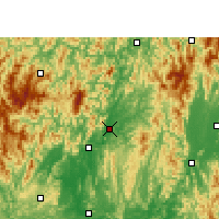 Nearby Forecast Locations - Rongan - mapa