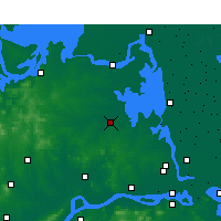 Nearby Forecast Locations - Tianchang - mapa