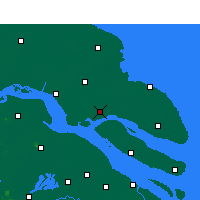 Nearby Forecast Locations - Haimen - mapa