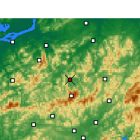 Nearby Forecast Locations - Taiping - mapa