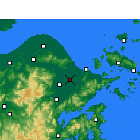 Nearby Forecast Locations - Ningbo - mapa