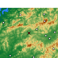 Nearby Forecast Locations - Qimen - mapa