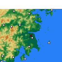 Nearby Forecast Locations - Hongjia - mapa