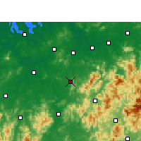 Nearby Forecast Locations - Jinxi/JXI - mapa