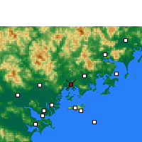 Nearby Forecast Locations - Raoping - mapa