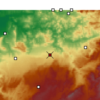 Nearby Forecast Locations - Fez - mapa