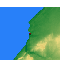 Nearby Forecast Locations - Safi - mapa