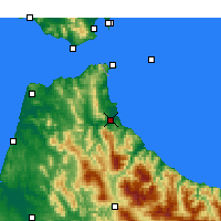 Nearby Forecast Locations - Tetuan - mapa