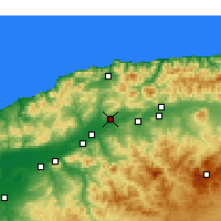 Nearby Forecast Locations - Szalif - mapa
