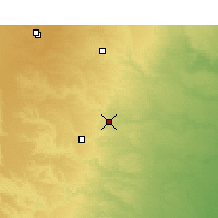 Nearby Forecast Locations - Ghardaja - mapa