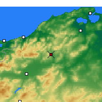 Nearby Forecast Locations - Badża - mapa