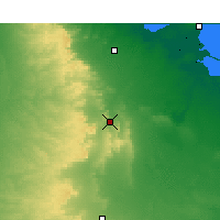 Nearby Forecast Locations - Tatawin - mapa