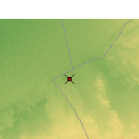 Nearby Forecast Locations - Ghadamis - mapa