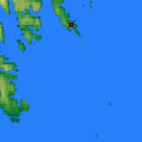 Nearby Forecast Locations - Brevoort Island - mapa