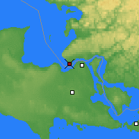 Nearby Forecast Locations - Sault Ste Marie - mapa