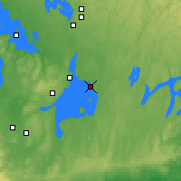 Nearby Forecast Locations - Lagoon City - mapa