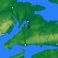 Nearby Forecast Locations - Nappan - mapa