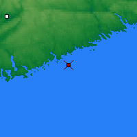Nearby Forecast Locations - Beaven Wyspa - mapa