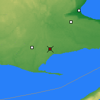 Nearby Forecast Locations - Dryden - mapa