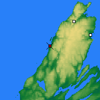 Nearby Forecast Locations - Gjoa Haven - mapa