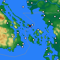 Nearby Forecast Locations - Saturna/capmon Cs - mapa
