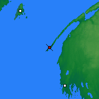 Nearby Forecast Locations - Brier Island - mapa