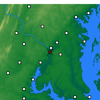 Nearby Forecast Locations - Arlington - mapa