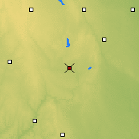 Nearby Forecast Locations - Spencer - mapa
