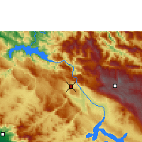 Nearby Forecast Locations - Tuxtla Gutiérrez - mapa