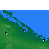 Nearby Forecast Locations - Nuevitas - mapa