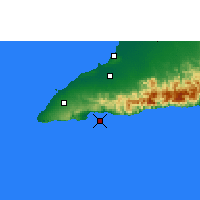 Nearby Forecast Locations - Cape Cruz - mapa