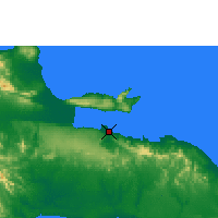 Nearby Forecast Locations - Santa Bárbara de Samaná - mapa