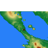 Nearby Forecast Locations - Rivas - mapa