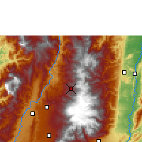 Nearby Forecast Locations - Manizales - mapa