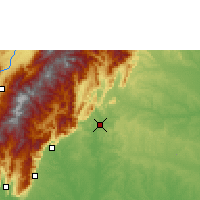 Nearby Forecast Locations - San Vicente del Caguán - mapa