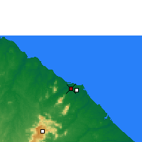 Nearby Forecast Locations - Fortaleza - mapa