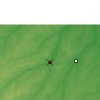 Nearby Forecast Locations - Tarauacá - mapa