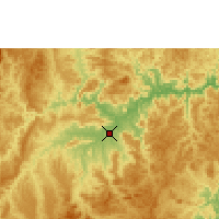 Nearby Forecast Locations - Araçuaí - mapa
