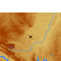 Nearby Forecast Locations - Bambuí - mapa