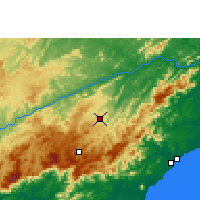 Nearby Forecast Locations - Cordeiro - mapa
