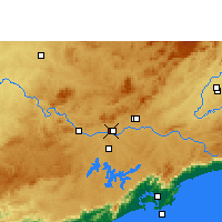 Nearby Forecast Locations - Marte Civ / Mil - mapa