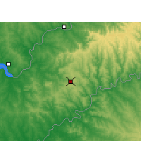 Nearby Forecast Locations - Oberá - mapa
