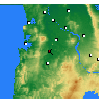 Nearby Forecast Locations - Otorohanga - mapa