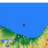 Nearby Forecast Locations - Zatoka Obfitości - mapa