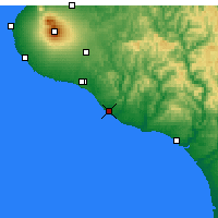 Nearby Forecast Locations - Patea - mapa