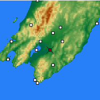 Nearby Forecast Locations - Martinborough - mapa
