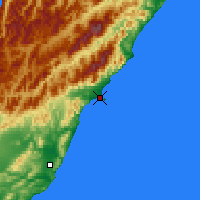Nearby Forecast Locations - Kaikoura - mapa